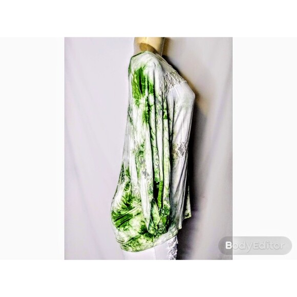 Green And White Top S - Picture 7 of 9